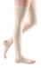 Mediven Comfort, 30-40 mmHg, Thigh High w/Lace Top Band, Open Toe | Beige Women Stocking | Compression Care Center 
