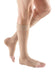 Beige Mediven Plus, 30-40 mmHg, Knee High w/Extra Wide Calf, Silicone, Open Toe | Compression Stocking | Compression Care Center