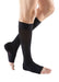 Black Mediven Plus, 30-40 mmHg, Knee High w/Extra Wide Calf, Silicone, Open Toe | Compression Care Center | Compression Socks for Women