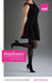 lady in black dress wearing mediven sheer and soft compression stockings