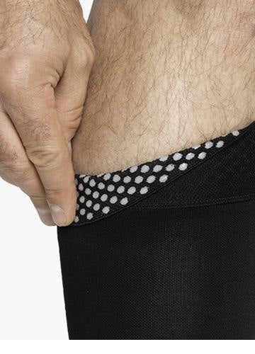 Up close look of the Silicone Dot Band for the Sigvaris 553C Knee High Band