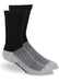 THerafirm Core-Spun Crew Sock in the compression level 10-15 mmHg color Black